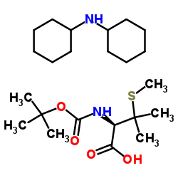 N-[叔丁氧羰基]-3-甲硫基-L-缬氨酸二环己基铵盐图片