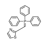 triphenyl(1,3-thiazol-2-ylmethylidene)-λ5-phosphane结构式