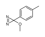 3-methoxy-3-(4-methylphenyl)diazirine结构式