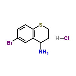 6-溴-3,4-二氢-2H-硫代色烯-4-胺盐酸盐图片