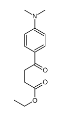 ETHYL 4-[4-(N,N-DIMETHYLAMINO)PHENYL]-4-OXOBUTANOATE structure