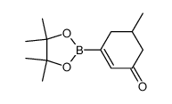 5-Methyl-2-cyclohexene-1-one-3-boronic acid pinacol ester Structure