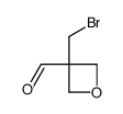 3-(溴甲基)氧杂环丁烷-3-甲醛结构式