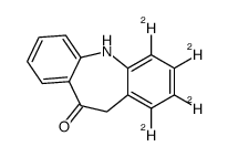 1,2,3,4-tetradeuterio-5,11-dihydrobenzo[b][1]benzazepin-6-one结构式