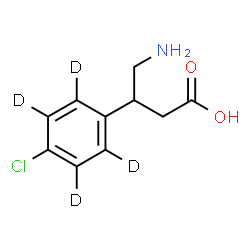 Baclofen-d4结构式