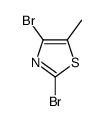 2,4-二溴-5-甲基噻唑结构式