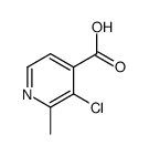 3-chloro-2-methylpyridine-4-carboxylic acid Structure