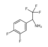 (1S)-1-(3,4-DIFLUOROPHENYL)-2,2,2-TRIFLUOROETHYLAMINE结构式