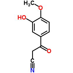 3-(3-Hydroxy-4-methoxyphenyl)-3-oxopropanenitrile结构式