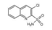 3-chloro-2-quinolinesulfonamide结构式