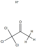 2-Propanone,1,1,1-trichloro-,conjugate acid (9CI) Structure