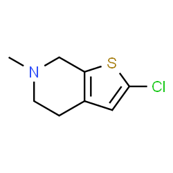 Thieno[2,3-c]pyridine, 2-chloro-4,5,6,7-tetrahydro-6-methyl- (9CI) Structure