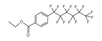 ethyl 4-(tridecafluorohex-1-yl)benzoate Structure