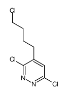 3,6-dichloro-4-(4-chlorobutyl)pyridazine Structure
