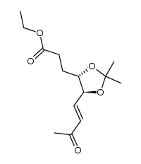 ethyl (4S,5S,6E)-4,5-isopropylidenedioxy-8-oxonon-6-enoate Structure