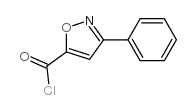 5-Isoxazolecarbonyl chloride, 3-phenyl- (9CI) Structure