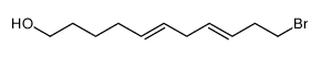 11-bromoundeca-5,8-dien-1-ol Structure