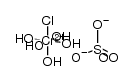 monochloropentaquochromium(III) sulfate Structure