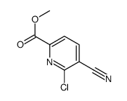 methyl 6-chloro-5-cyanopyridine-2-carboxylate Structure