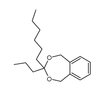 3-hexyl-3-propyl-1,5-dihydrobenzo[e][1,3]dioxepine Structure