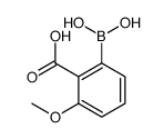 2-carboxy-3-methoxyphenylboronic acid Structure