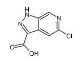 5-chloro-1H-pyrazolo[3,4-c]pyridine-3-carboxylic acid结构式