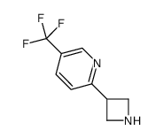 2-(azetidin-3-yl)-5-(trifluoromethyl)pyridine结构式