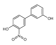 4-(3-hydroxyphenyl)-2-nitrophenol结构式