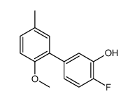 2-fluoro-5-(2-methoxy-5-methylphenyl)phenol Structure