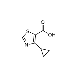 4-Cyclopropyl-1,3-thiazole-5-carboxylic acid Structure