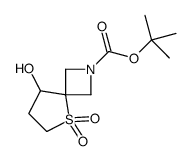 叔-丁基8-羟基-5-硫杂-2-氮杂螺[3.4] 辛烷-2-羧酸5,5-二氧化物结构式
