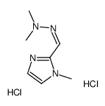 N-methyl-N-[(E)-(1-methylimidazol-2-yl)methylideneamino]methanamine,dihydrochloride结构式