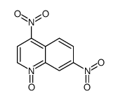 4,7-dinitro-1-oxidoquinolin-1-ium结构式