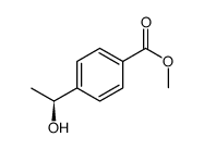 (s)-4-(1-hydroxyethyl) benzoic acid methyl ester结构式