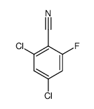 2,4-dichloro-6-fluorobenzonitrile structure