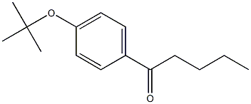 1-(4-TERT-BUTOXY-PHENYL)-PENTAN-1-ONE结构式
