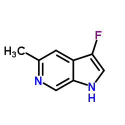 3-Fluoro-5-methyl-1H-pyrrolo[2,3-c]pyridine Structure