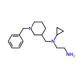 N-[(1-Benzyl-3-piperidinyl)methyl]-N-cyclopropyl-1,2-ethanediamine结构式