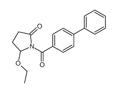 5-ethoxy-1-(4-phenylbenzoyl)pyrrolidin-2-one Structure