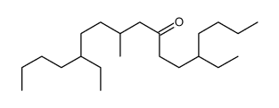 5,13-diethyl-10-methylheptadecan-8-one Structure