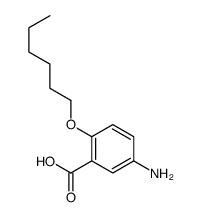 5-amino-2-hexoxybenzoic acid Structure