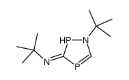 N,1-ditert-butyl-2H-1,2,4-azadiphosphol-3-imine Structure