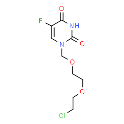 1-((2-(2-chloroethoxy)ethoxy)methyl)-5-fluorouracil picture