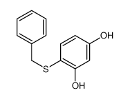 4-benzylsulfanylbenzene-1,3-diol Structure