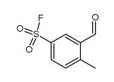 3-formyl-4-methylbenzenesulfonyl fluoride结构式