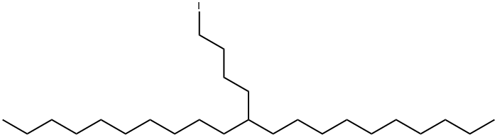 11-(4-iodobutyl)henicosane structure