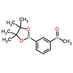 3-Methanesulfinylphenylboronic Acid Pinacol Ester Structure