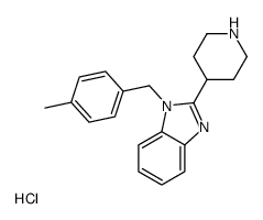 1-[(4-methylphenyl)methyl]-2-piperidin-4-ylbenzimidazole,hydrochloride picture