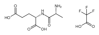 D-Ala-L-Glu-OH trifluoroacetate结构式