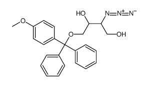 2-azido-4-[(4-methoxyphenyl)-diphenylmethoxy]butane-1,3-diol结构式